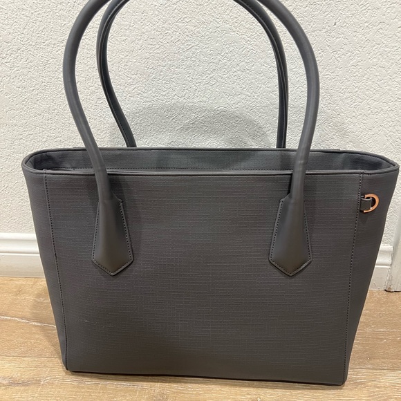 Dagne Dover Classic Work Tote in Graphite - Picture 7 of 7